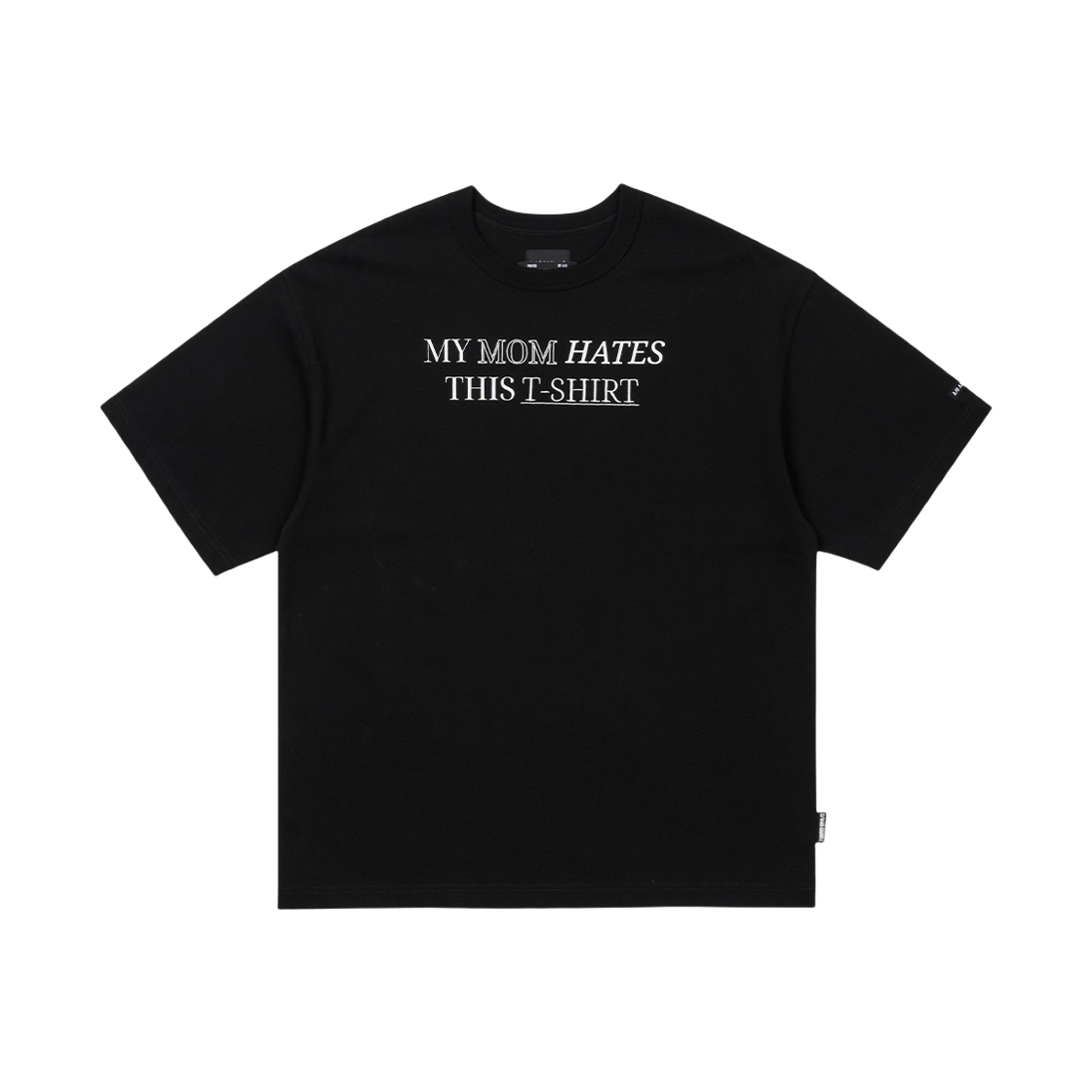 아조바이아조 PBA 마이 맘 헤이트 디스 티셔츠 블랙