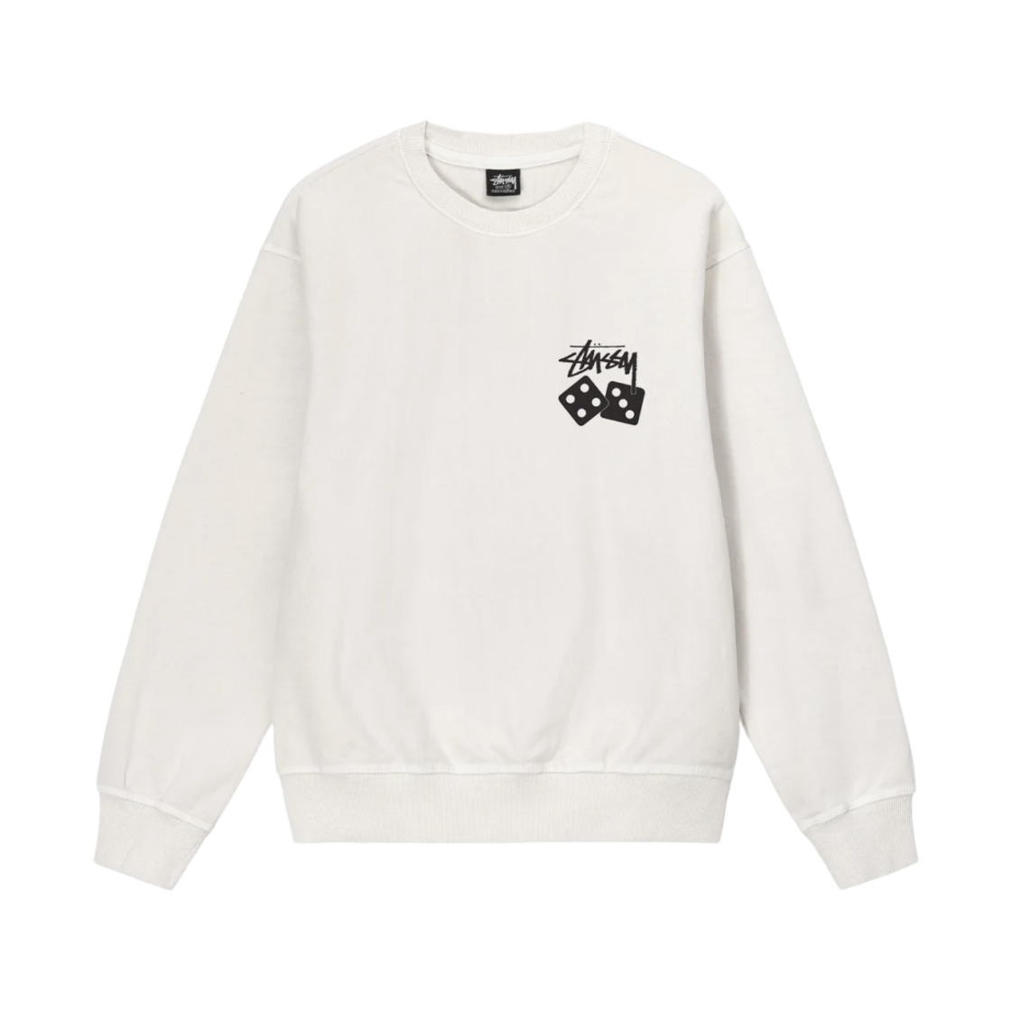 스투시 다이스 피그먼트 다이드 크루넥 내츄럴(Stussy Dice Pigment Dyed Crew Natural) - 2