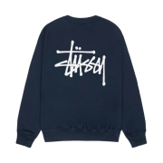 Stussy Basic Stussy Crew Navy 2024, 2025