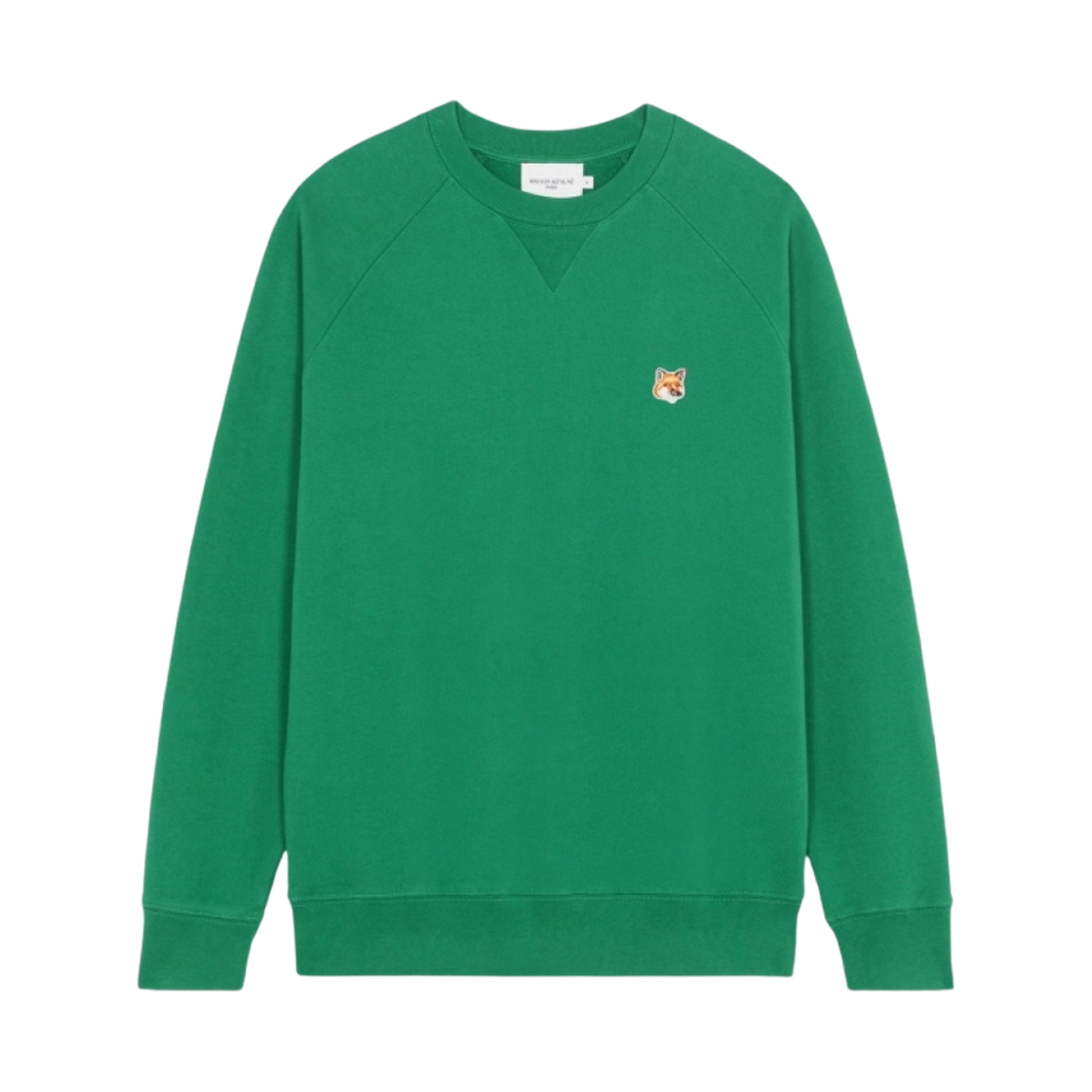 메종 키츠네 폭스 헤드 패치 클래식 스웨트셔츠 딥그린(Maison Kitsune Fox Head Patch Classic Sweatshirt Deep Green) - 1