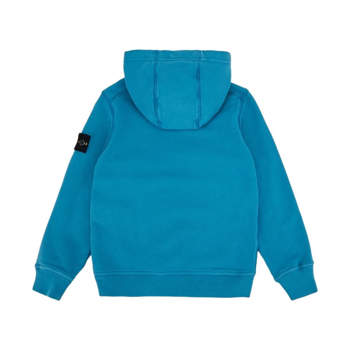 (키즈) 스톤 아일랜드 61640 코튼 플리스 후드 스웨트셔츠 코발트 블루 - 22FW((Kids) Stone Island 61640 Cotton Fleece Hooded Sweatshirt Cobalt Blue - 22FW) - 2