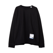 Maison Mihara Yasuhiro Instrumental Embroidery Pullover Black