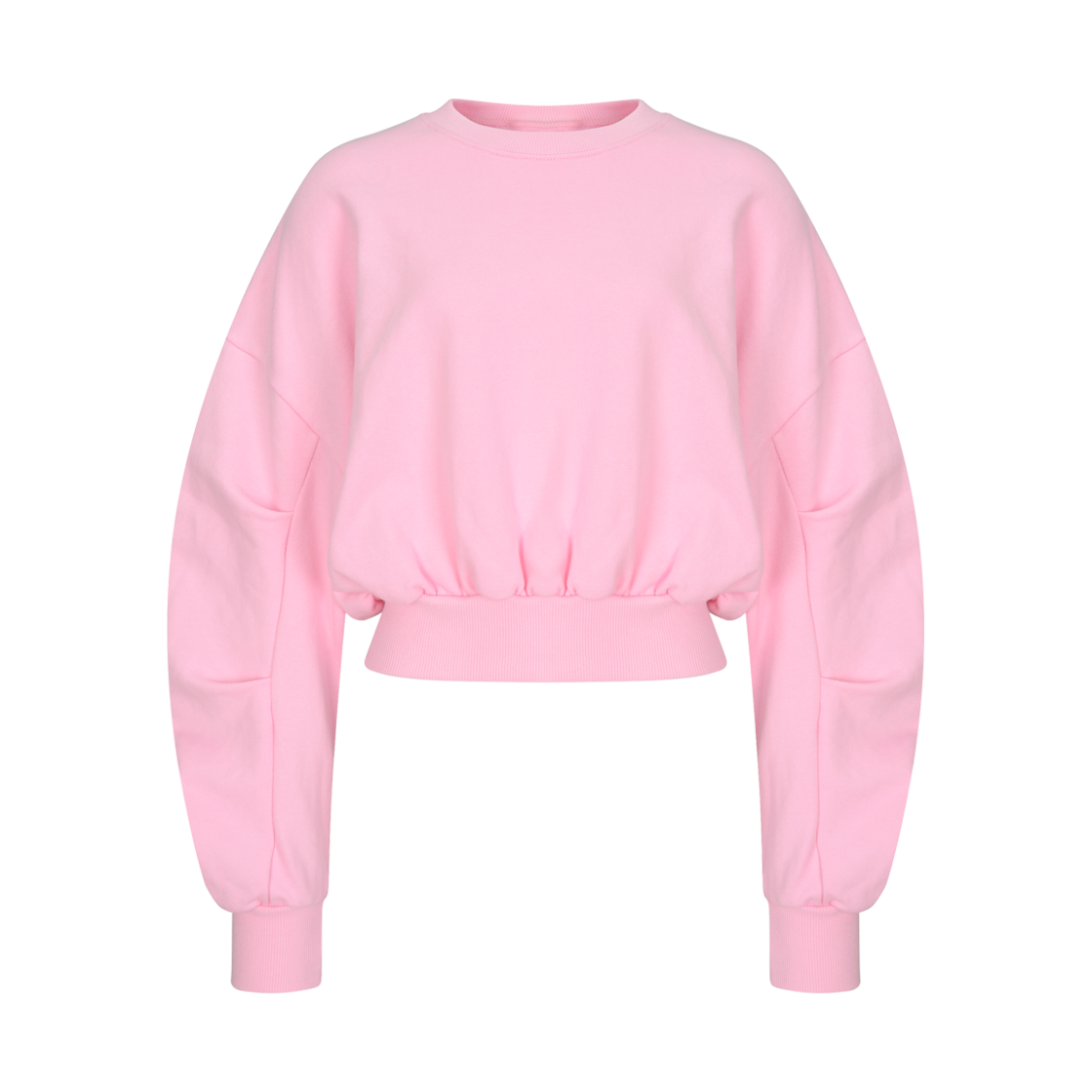 lr24fw22 Leterie Lr Crop Sweatshirt Pink
