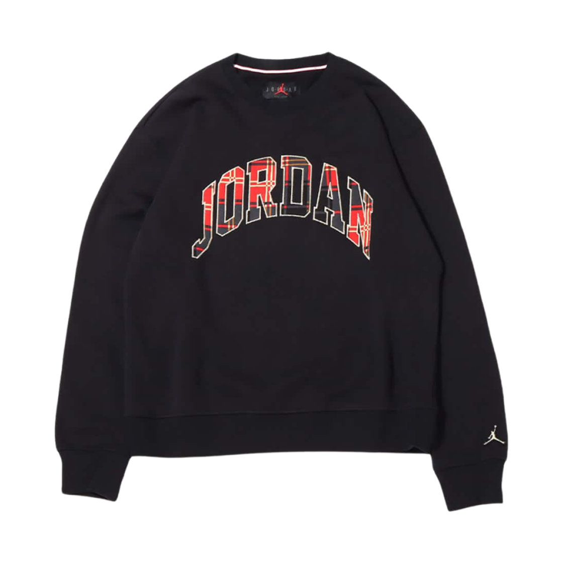DV1576-010 Jordan Essentials Holiday Crew Sweatshirt Black Rattan