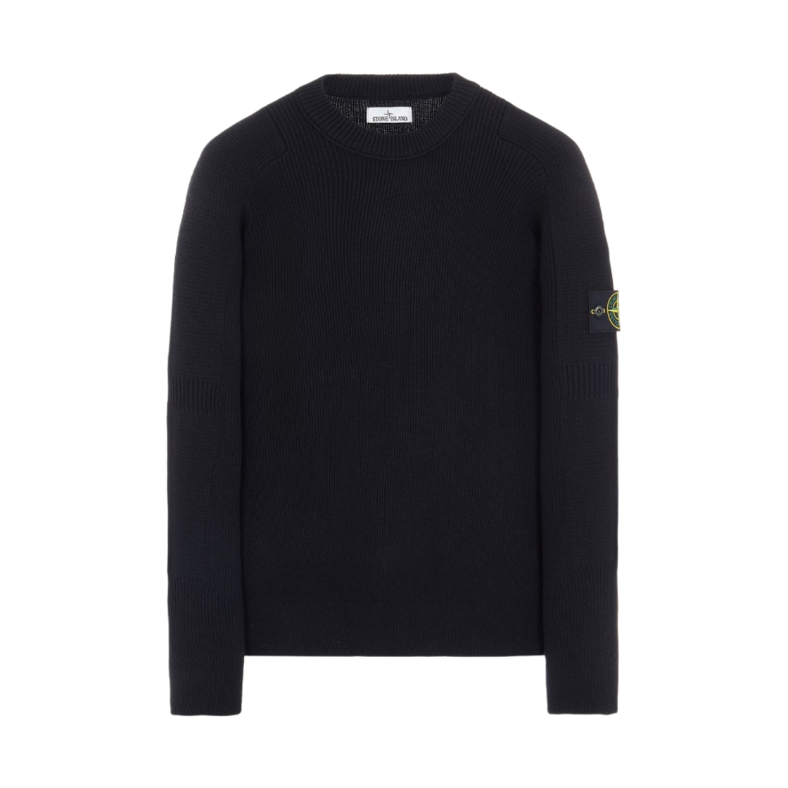 스톤 아일랜드 550A7 컴포트 울 코튼 니트 블랙 - 21FW(Stone Island 550A7 Comfort Wool Cotton Knit Black - 21FW) - 1