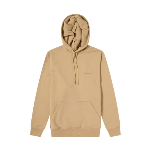 Balenciaga Chest BB Corp Logo Hoodie Oat