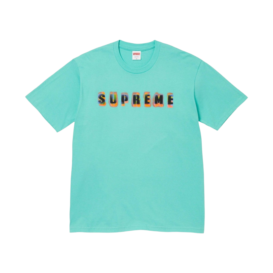 - Supreme Stencil T-Shirt Teal - 23FW