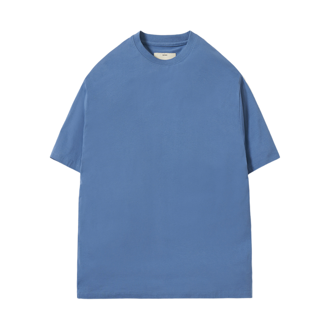 포터리 숏 슬리브 베이식 티셔츠 블루(Pottery Short Sleeve Basic T-Shirt Blue) - 1