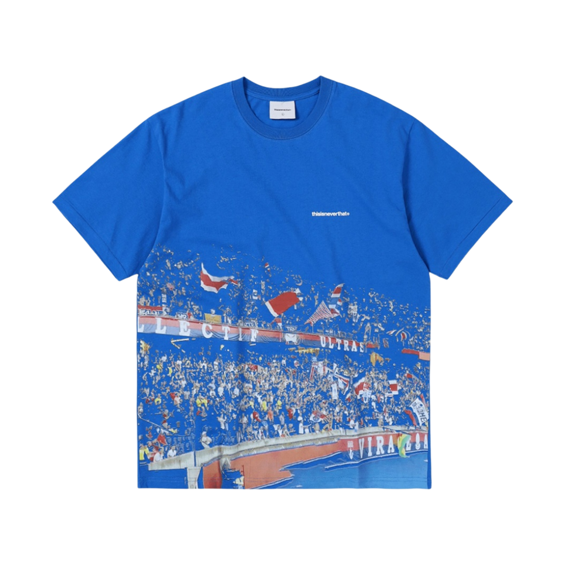 디스이즈네버댓 울트라스 티셔츠 블루(Thisisneverthat Ultras T-Shirt Blue) - 1