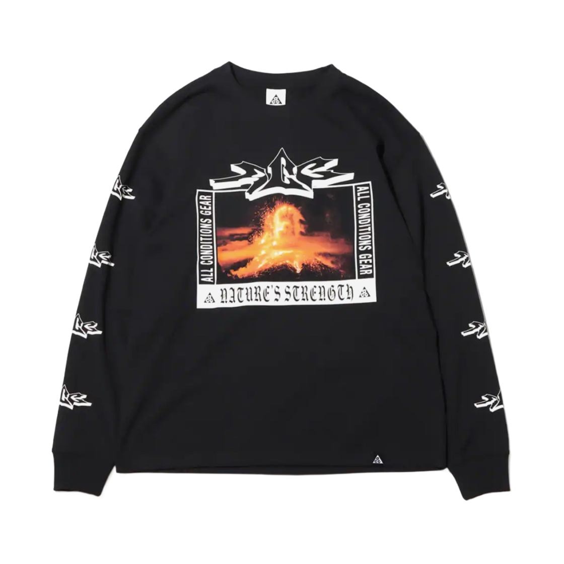 DJ1140-010 Nike NRG ACG Volcano Long Sleeve T-Shirt Black - US/EU