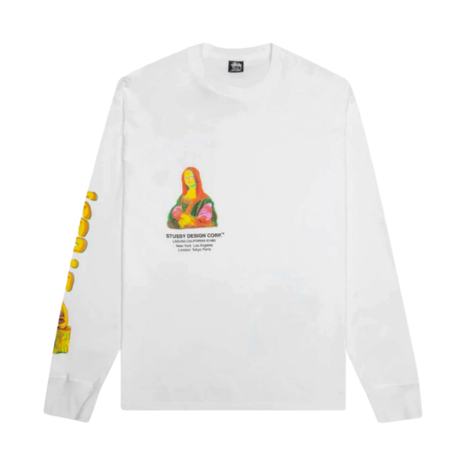Stussy Gallery LS T-Shirt White