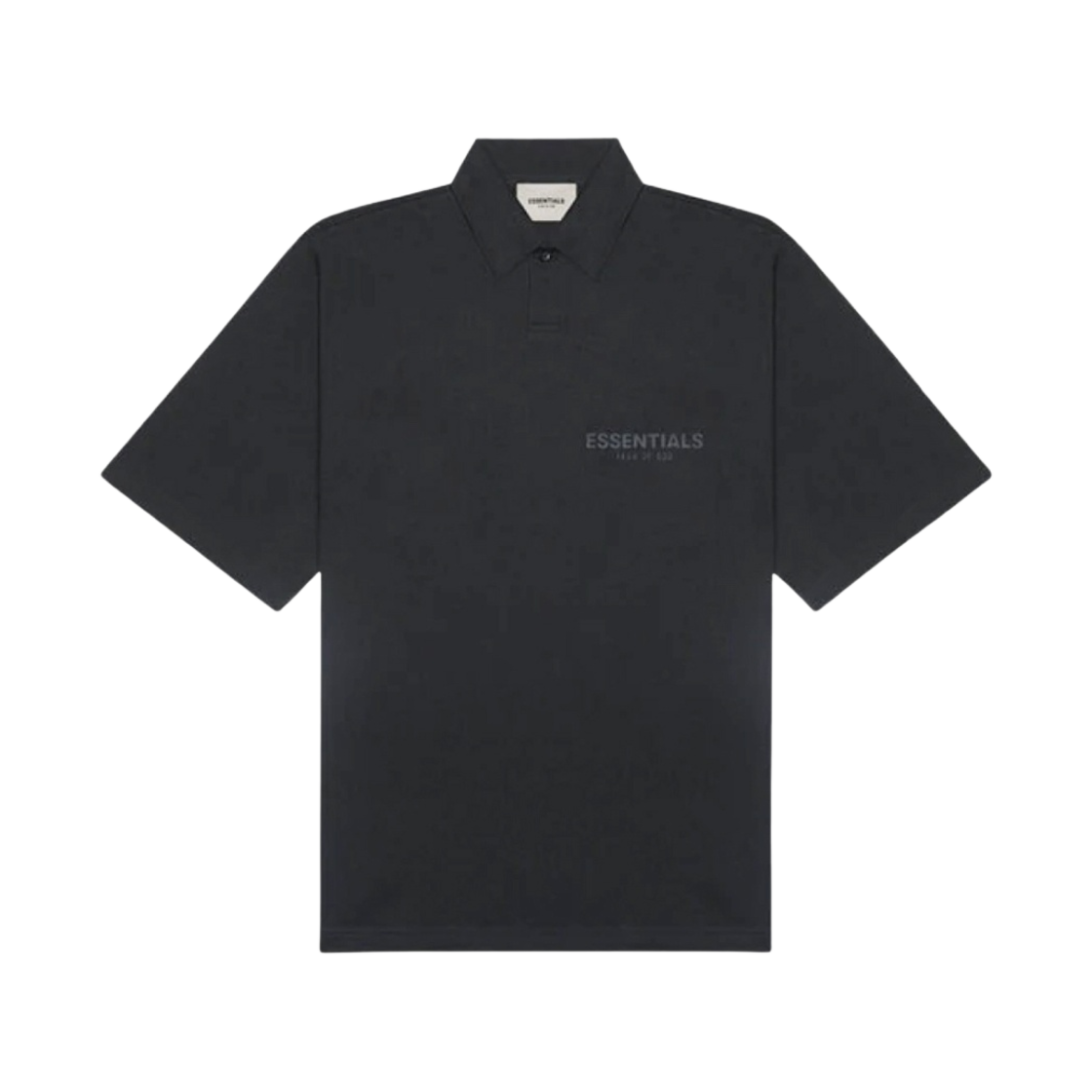 에센셜 숏슬리브 박시 폴로 다크 슬레이트/스트레치 리모/블랙 - 20SS