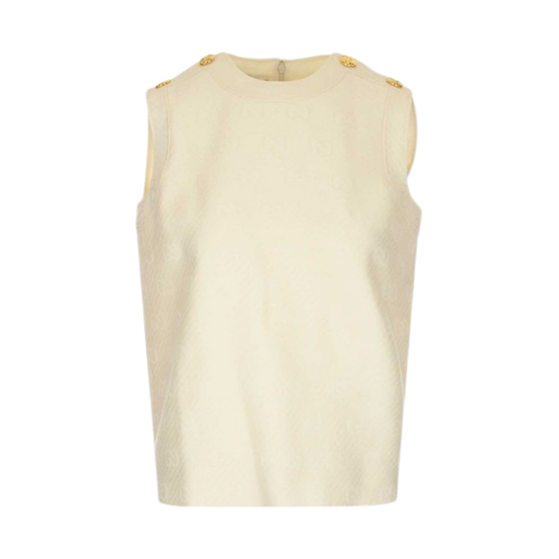 609178-ZADC7-9200 (W) Gucci GG Patern Top Ivory