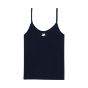 (W) Courreges Reedition Knit Tank Top Navy