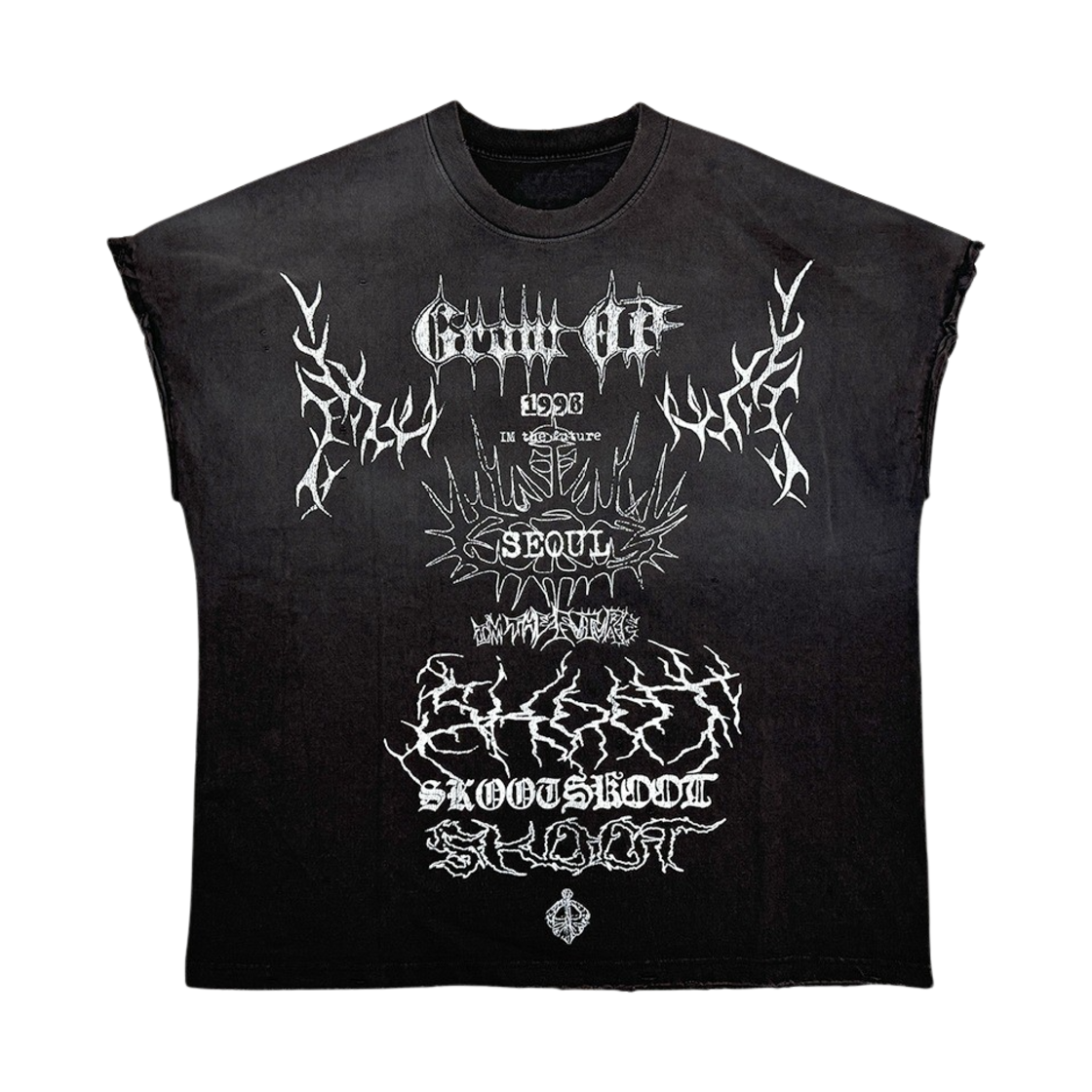 아이엠더퓨처 x 스쿠읏 그로우 옵 탱크 탑 블랙(IATF x Skoot Grow Op Tank Top Black)