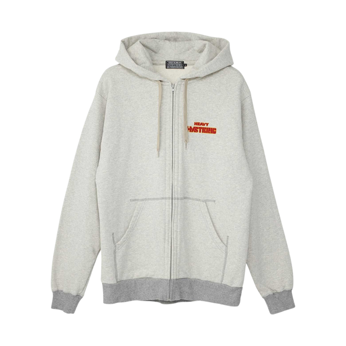 히스테릭 글래머 헤비 히스테릭 후드 탑 그레이