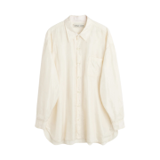 Our Legacy Darling Shirt Champagne Cotton Silk