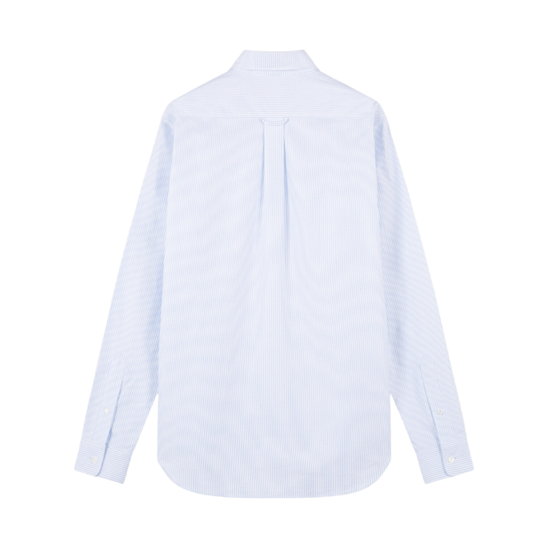 메종 키츠네 BD 클래식 셔츠 스트라이프 옥스포드 베이비 폭스 라이트 블루 스트라이프(Maison Kitsune BD Classic Shirt In Striped Ofxord With Baby Fox Light Blue Stripes) - 2