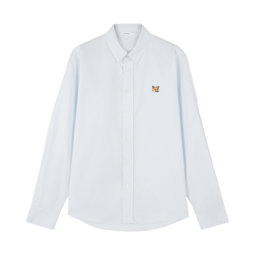 메종 키츠네 미니 폭스 헤드 클래식 BD 셔츠 화이트 | Maison