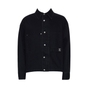 Wooyoungmi Cropped Denim Shirt Black - 23FW