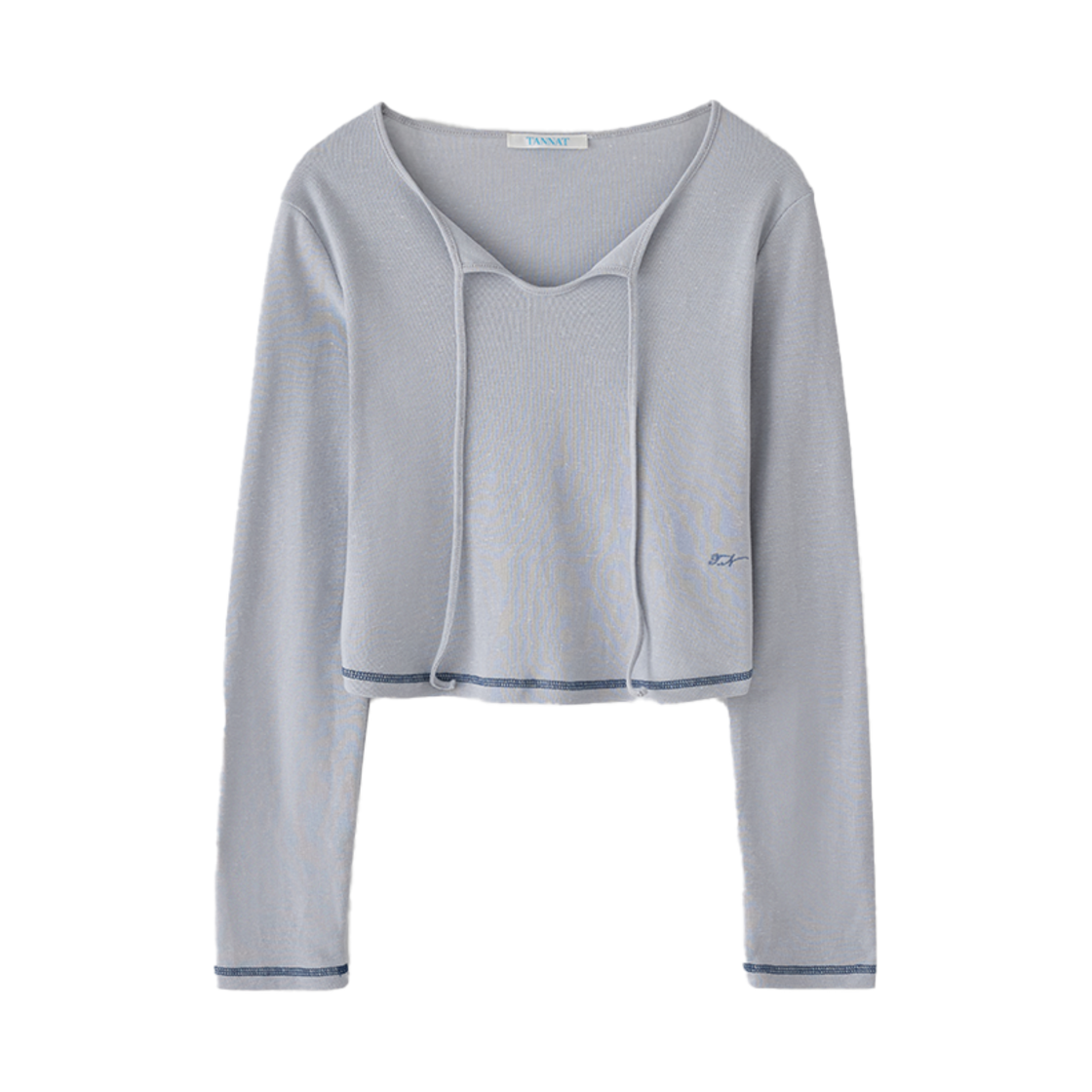 TA12353 TANNAT T/T Nest string t-shirt - soft blue