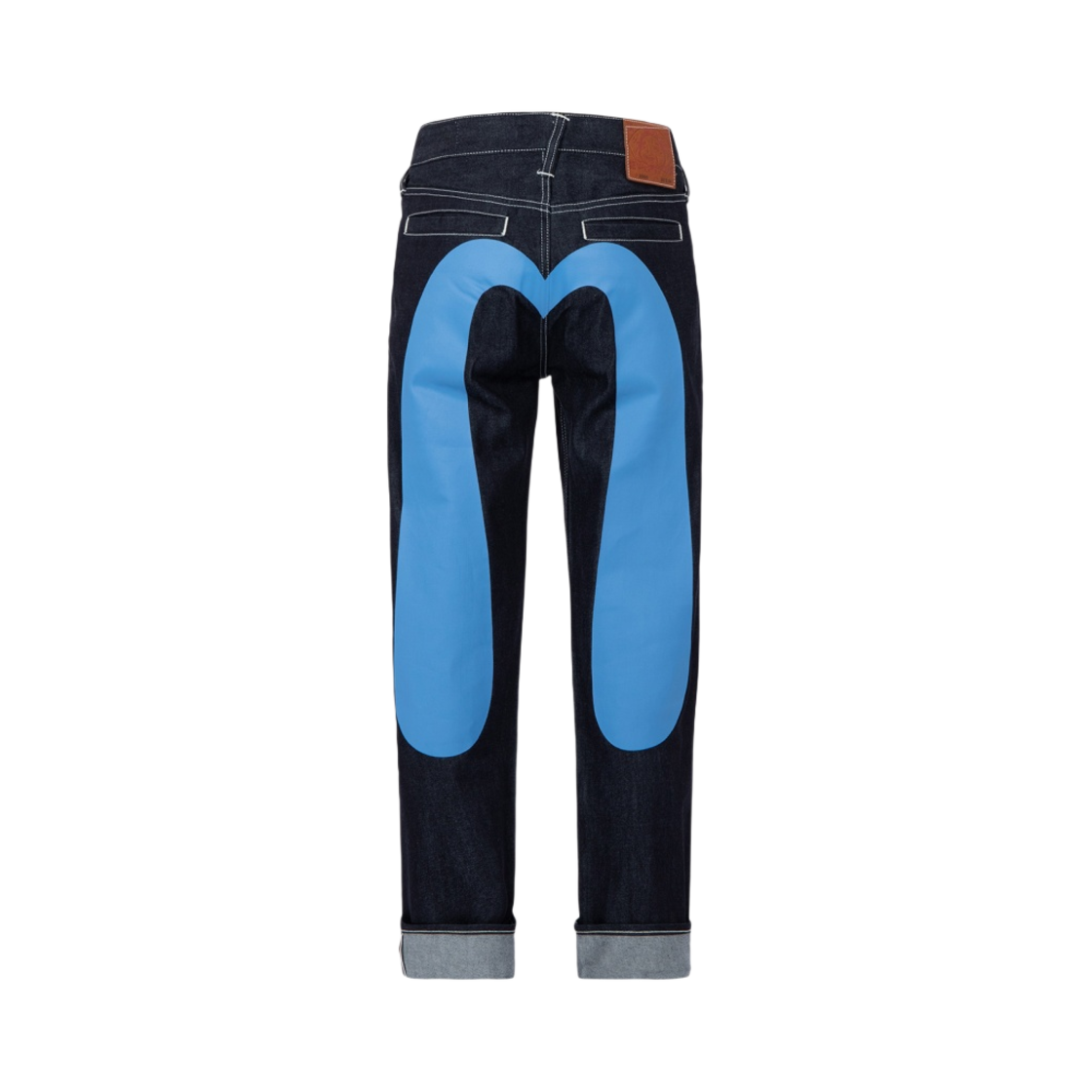 2EAECM2JE99700CT Evisu Daicock Print Baggy Fit Jeans #2000 Sky Blue