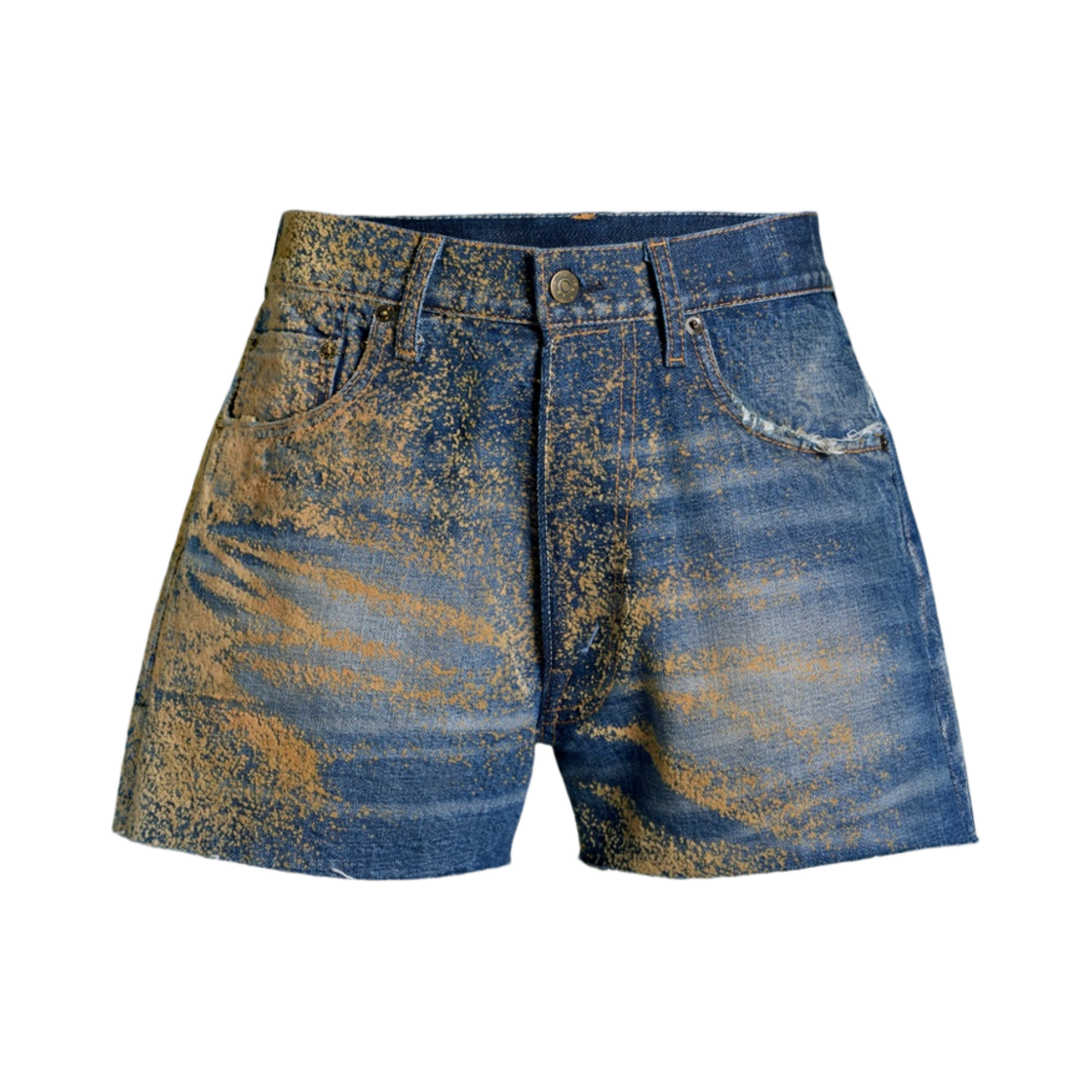 (W) 메종 마르지엘라 샌드스톰 데님 쇼츠 다크 워시((W) Maison Margiela Sandstorm Denim Shorts Dark Wash) - 1