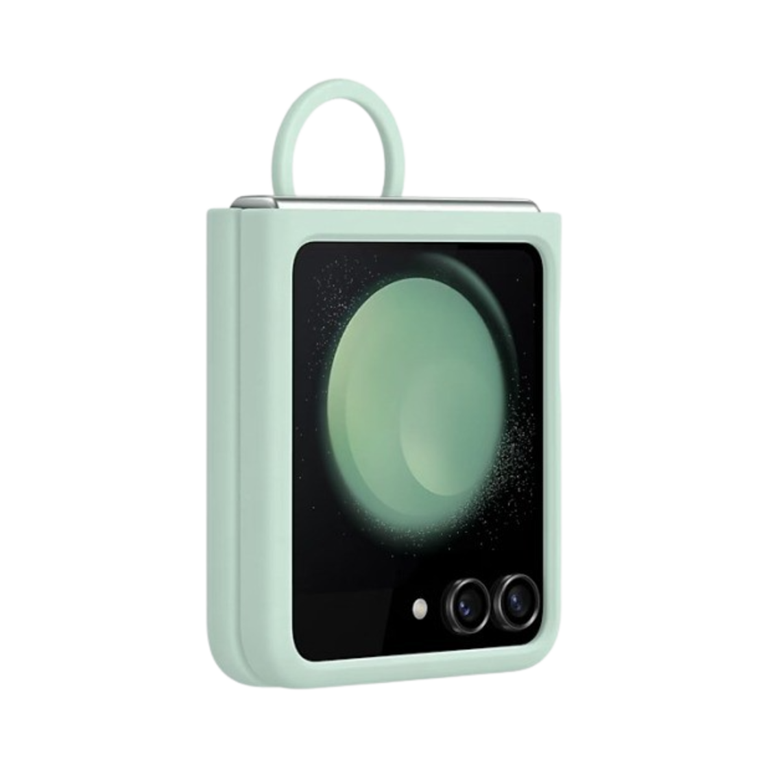 삼성 갤럭시 Z 플립5 실리콘 케이스 링 민트(Samsung Galaxy Z Flip5 Silicone Case Ring Mint) - 2