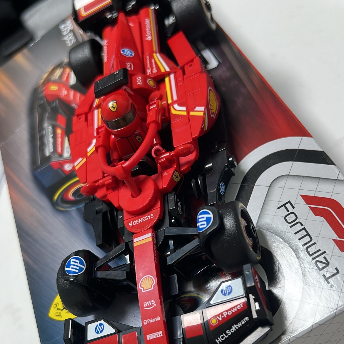 Lego Speed Champions Ferrari SF-24 F1 Race Car 착용 스타일 - 2
