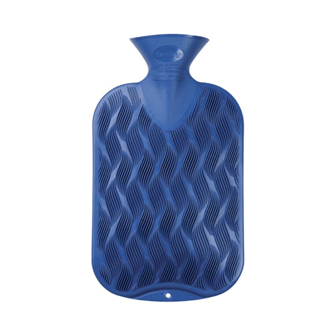 파쉬 핫 워터 보틀 싱글 립드 2L 사파이어(Fashy Hot Water Bottle Single Ribbed 2L Sapphire)