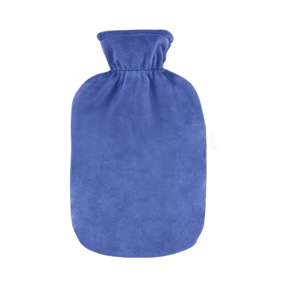 6712-55 Fashy Hot Water Bottle 2L with Plush Cover Navy Blue