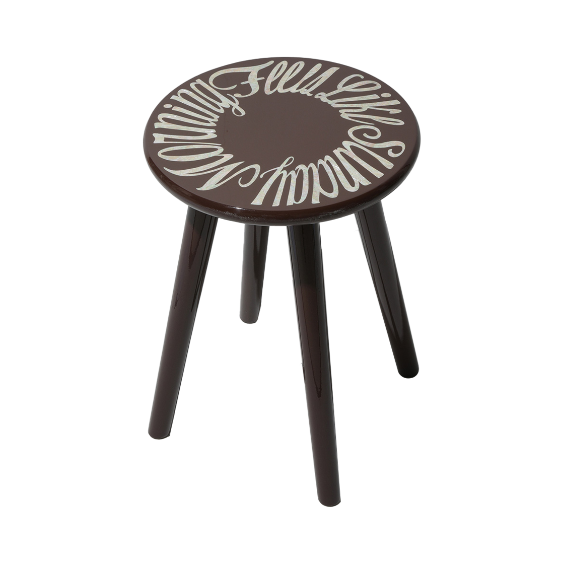 CAAAX24991BRX Customellow Say Touche Sunday Jagae Stool Brown