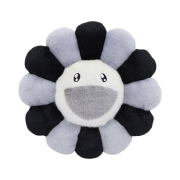 Kaikai Kiki Flower Cushion 30cm Grey Black