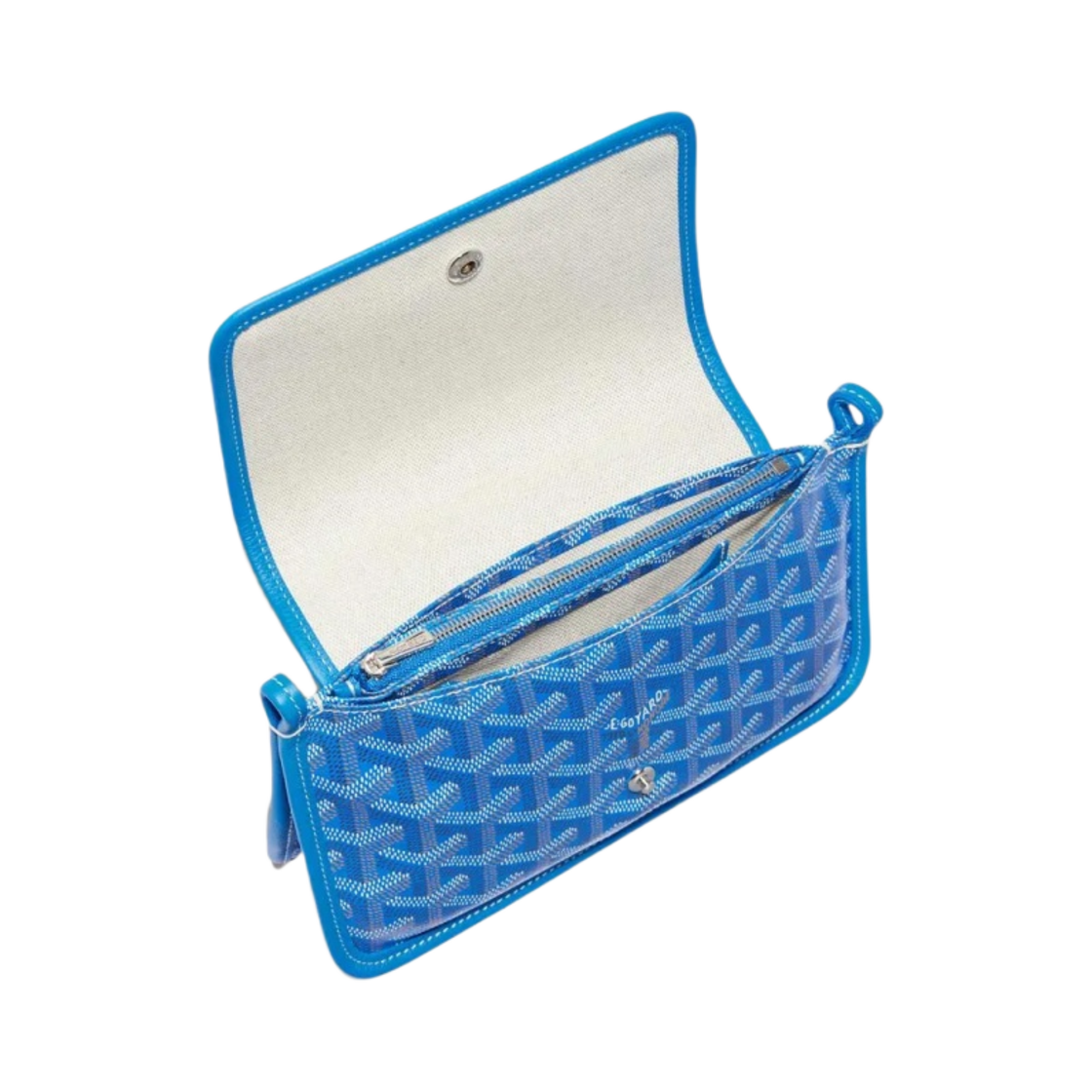 - Goyard Plumet Pocket Wallet Sky Blue - #4