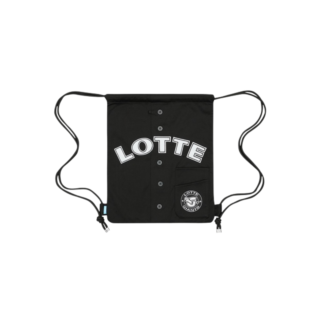 롯데 자이언츠 올드 유니폼 짐색 블랙(Lotte Giants Old Uniform Gym Sack Black)