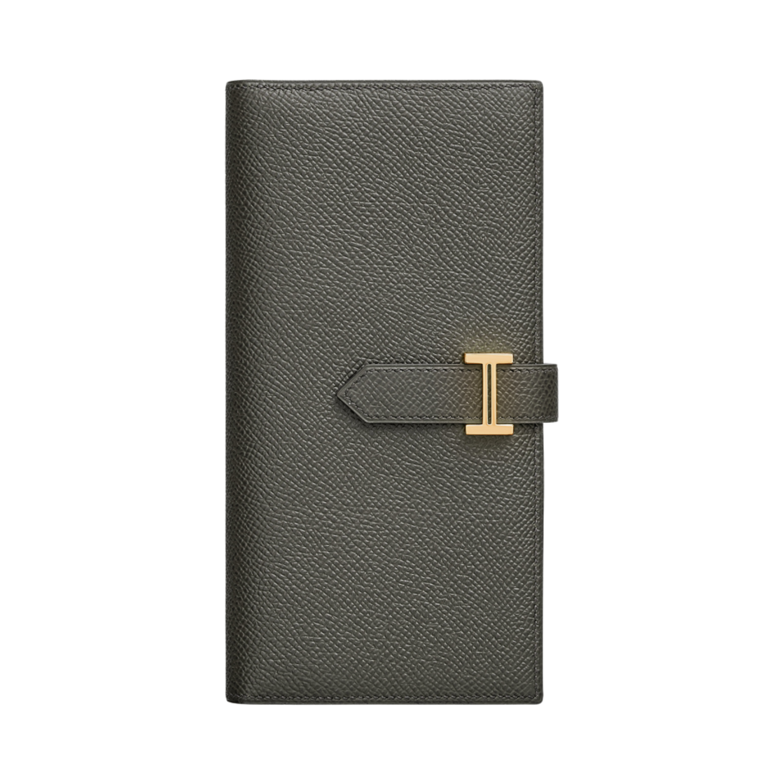 에르메스 베안 장지갑 앱송 & 골드 하드웨어 그리 메이어(Hermes Bearn Wallet Epsom & Gold Gris Meyer) - 1