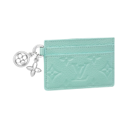 Louis Vuitton LV Charms Card Holder Pearly Lagoon Turquoise