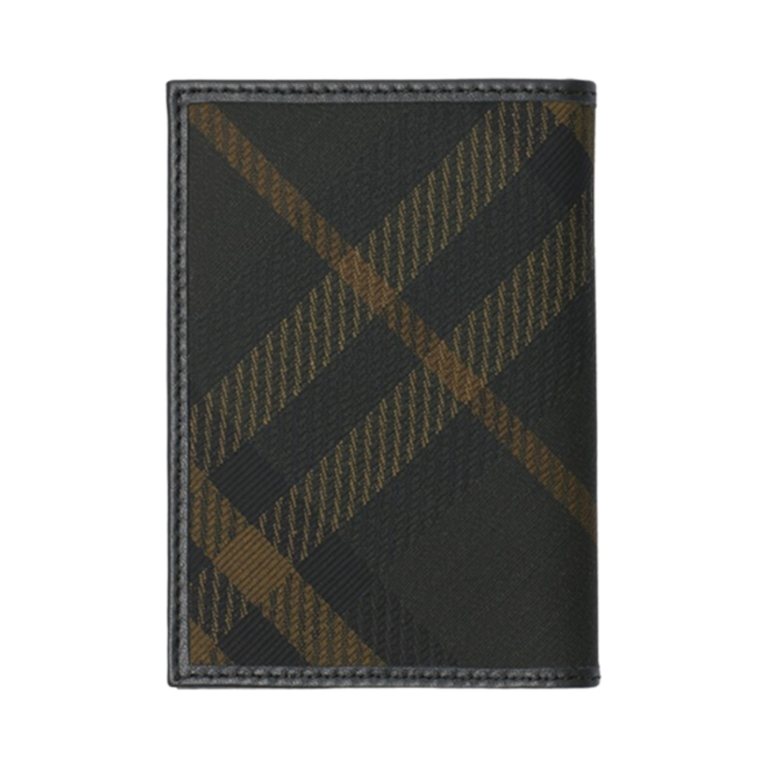 8098456 Burberry Check Folding Card Case Shadow