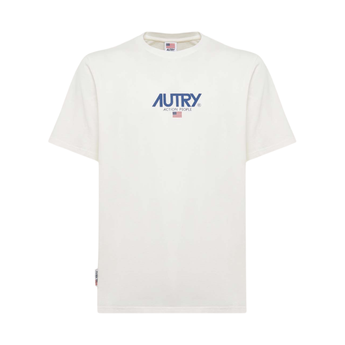 오트리 아이코닉 로고 크루넥 티셔츠 화이트(Autry Iconic Logo Crewneck T-Shirt White)