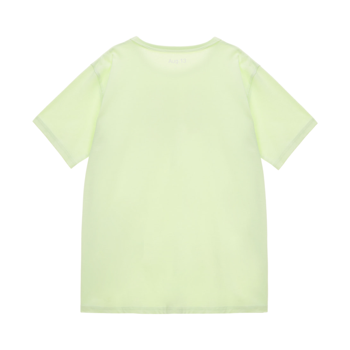 (W) 마뗑킴 로고 티셔츠 그린((W) Matin Kim Logo T-Shirt Green) - 2