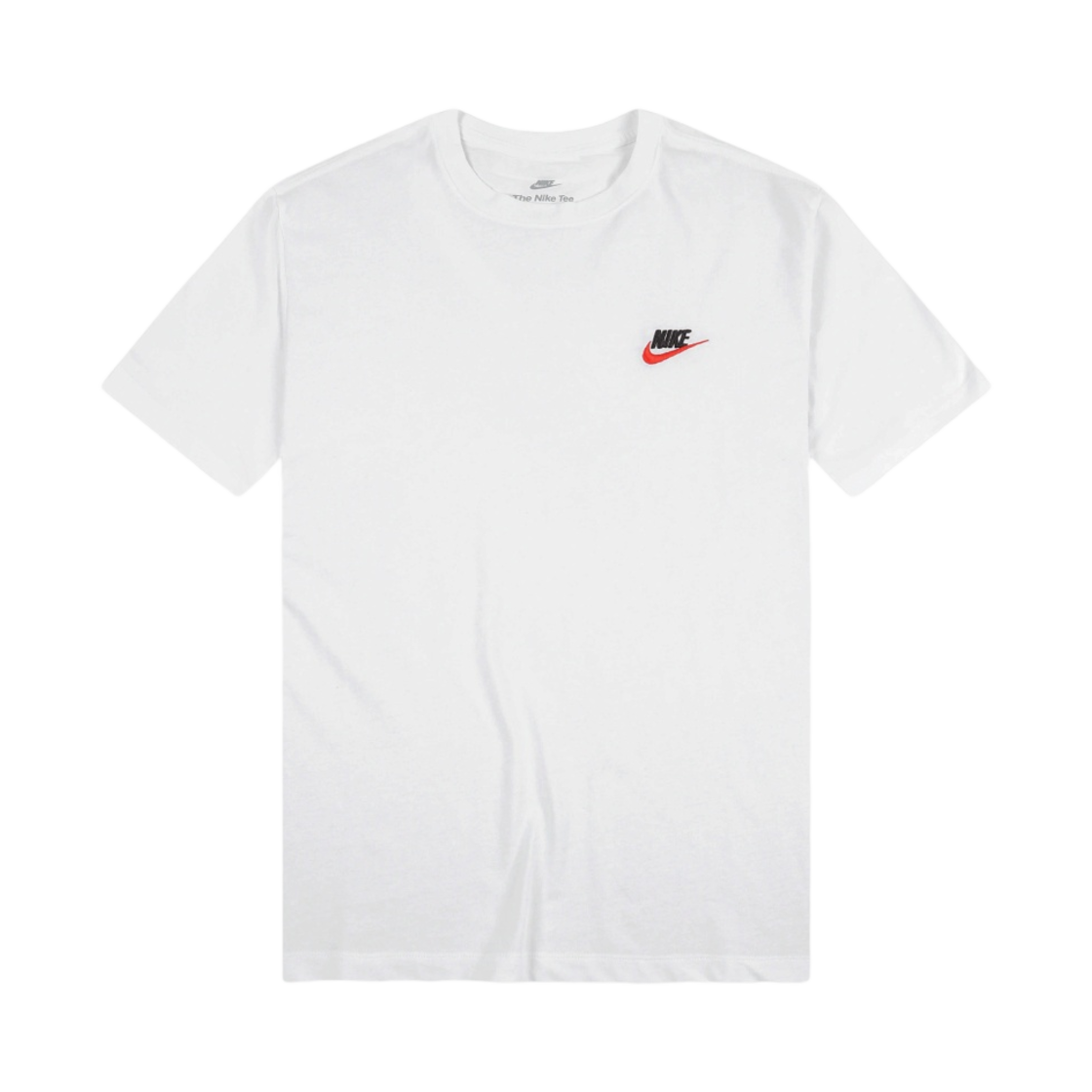 나이키 NSW 클럽 티셔츠 화이트 - 아시아(Nike NSW Club T-Shirt White - Asia) - 1