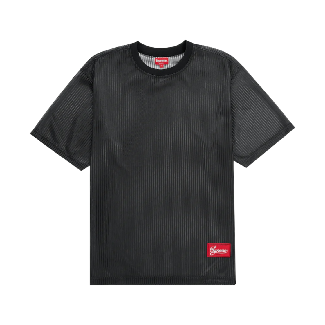 슈프림 그라디언트 메쉬 스트라이프 저지 블랙 - 23SS(Supreme Gradient Mesh Stripe Jersey Black - 23SS) - 1