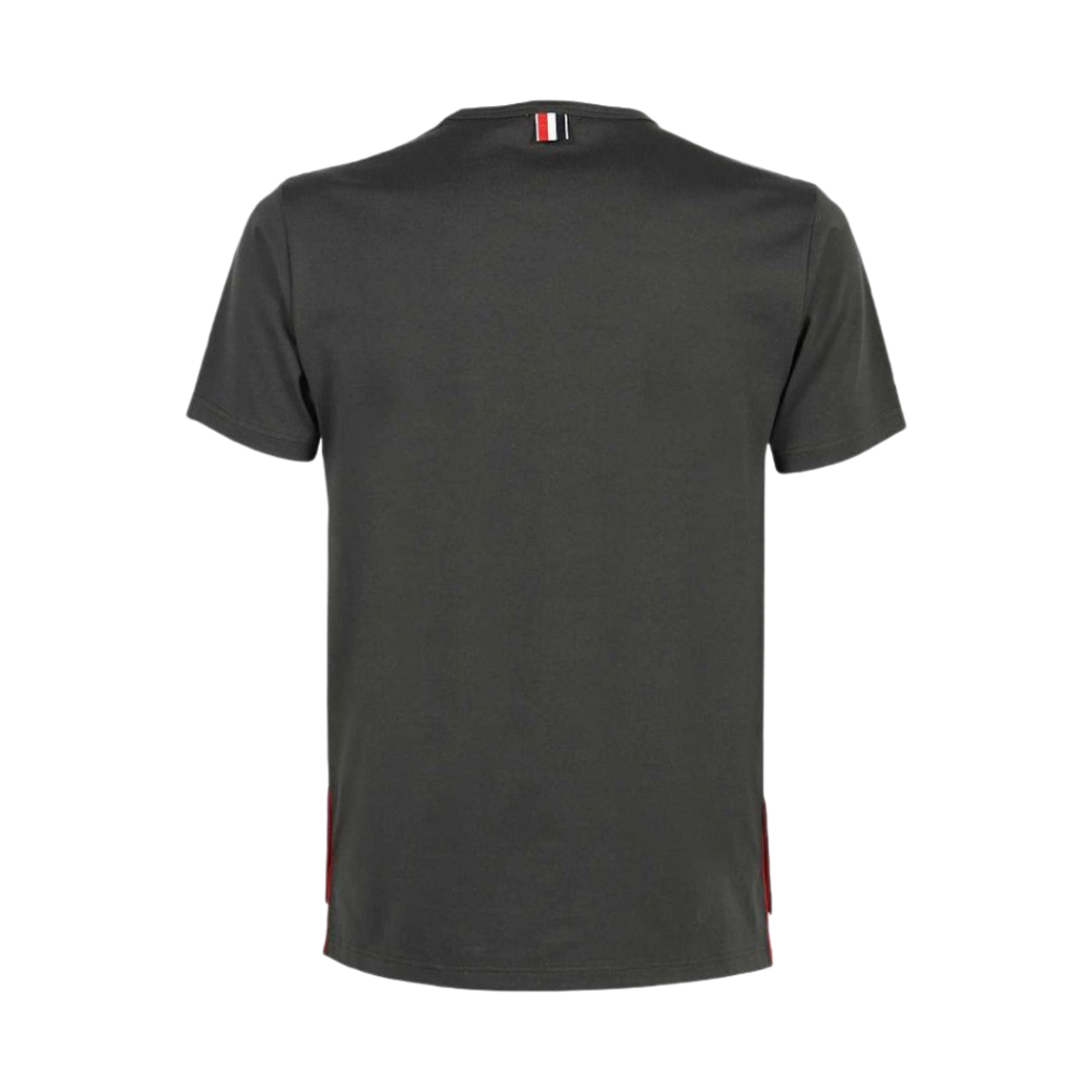 톰브라운 미디움 웨이트 저지 팁 포켓 크루넥 티셔츠 다크 그린(Thom Browne Medium Weight Jersey Tipped Pocket Crewneck T-Shirt Dark Green) - 2