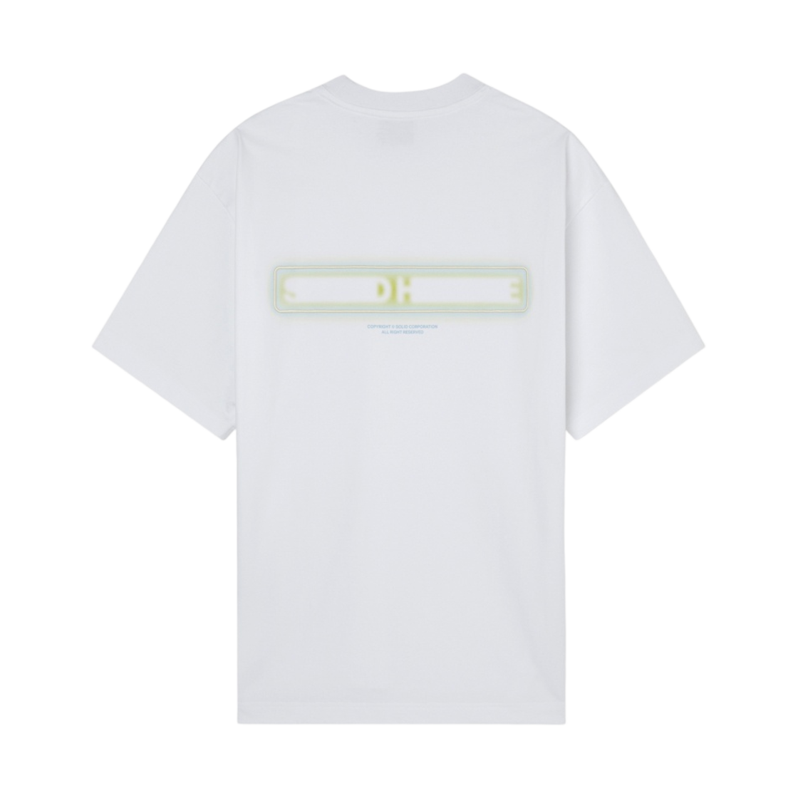 솔리드 옴므 백로고 티셔츠 화이트 - 23SS