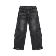Vacant Archive Scopper X-Pocket Cargo Denim Black