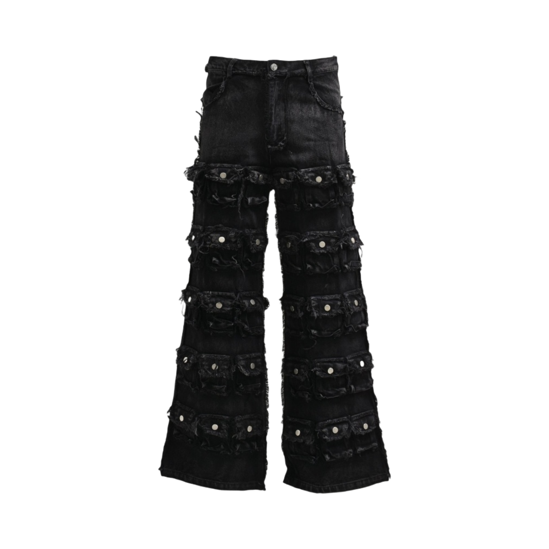 노페이스 스튜디오 64 포켓 팬츠 블랙 - 누비안 한정(No/Faith Studios 64 Pocket Pants Black - Nubian Exclusive)