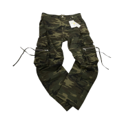 Undermycar Bonbyx Multi Cargo Double Zip Pants Kombu - 23SS