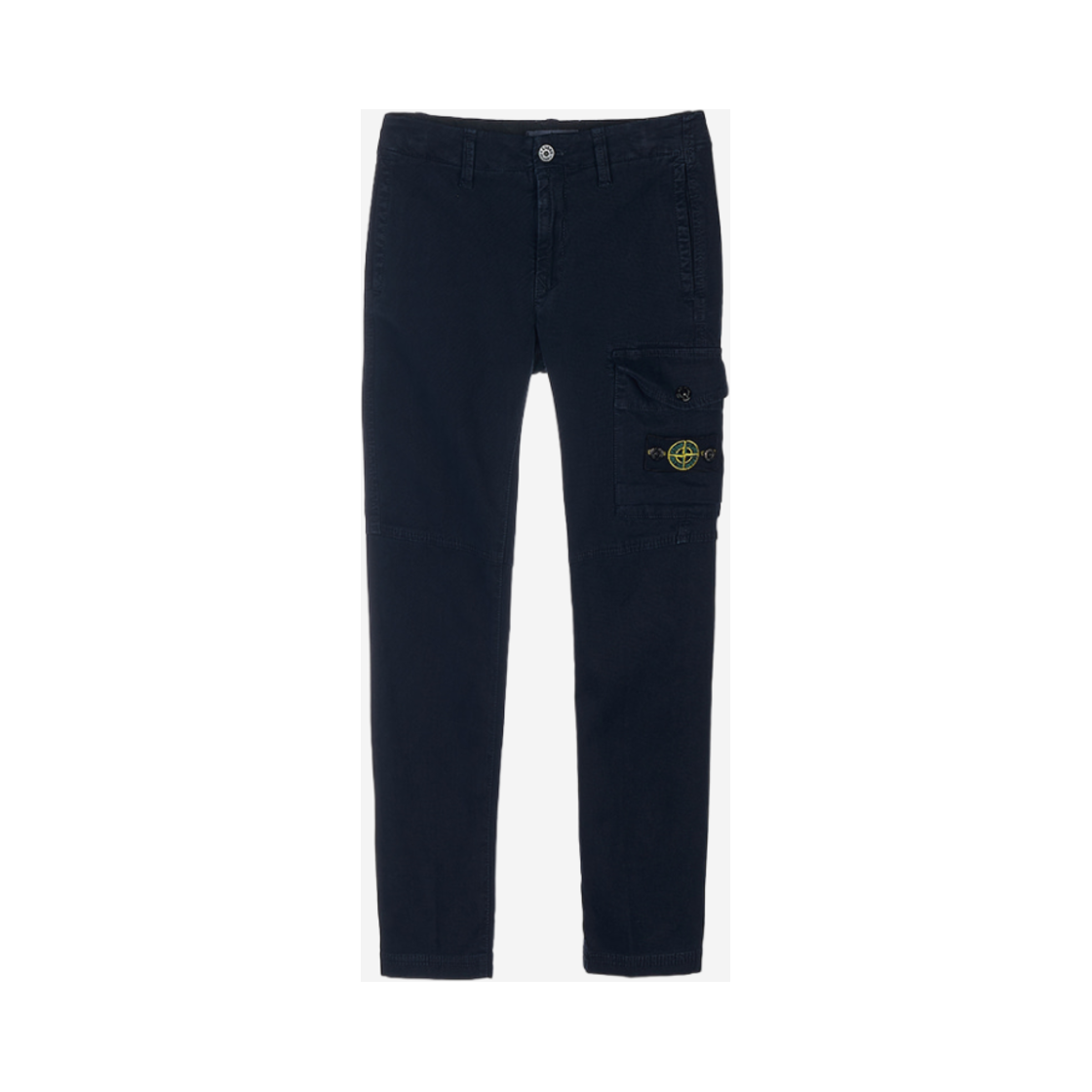 771630115-V0120 (Kids) Stone Island 30115 Old Effect Garment Dyed Stretch Broken Twill Cargo Pants Navy Blue - 22FW