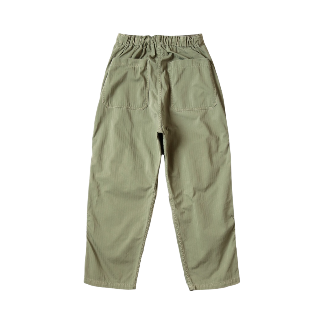 KAPITAL Japan製 Cotton Chino Baker Pants 캐피탈 설퍼라이즈드 헤링본 이지 베이커 팬츠 스터드 리메이크