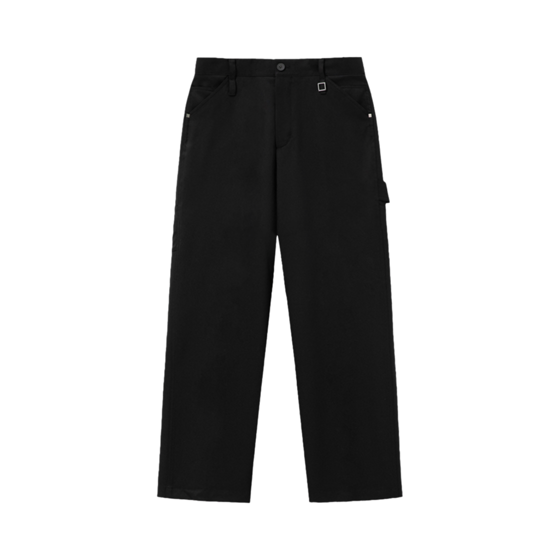 W251PT05913B Wooyoungmi Wool Carpenter Pants Black - 25SS